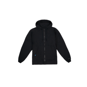 Women's Coastal Hoodie Full Zip - Black