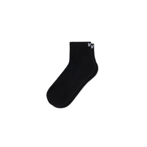 Kids Mid Crew Socks - Black